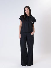 Camicia nina nero