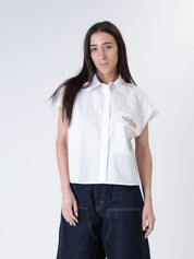 Camicia nina bianco