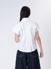 Camicia nina bianco