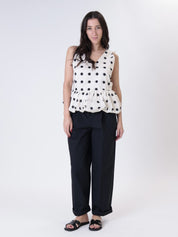 Lightweight black women's trousers