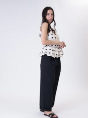Lightweight black women's trousers