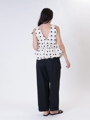 Lightweight black women's trousers