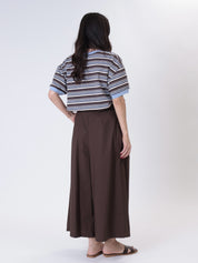 T-shirt m/m riga moro/celeste