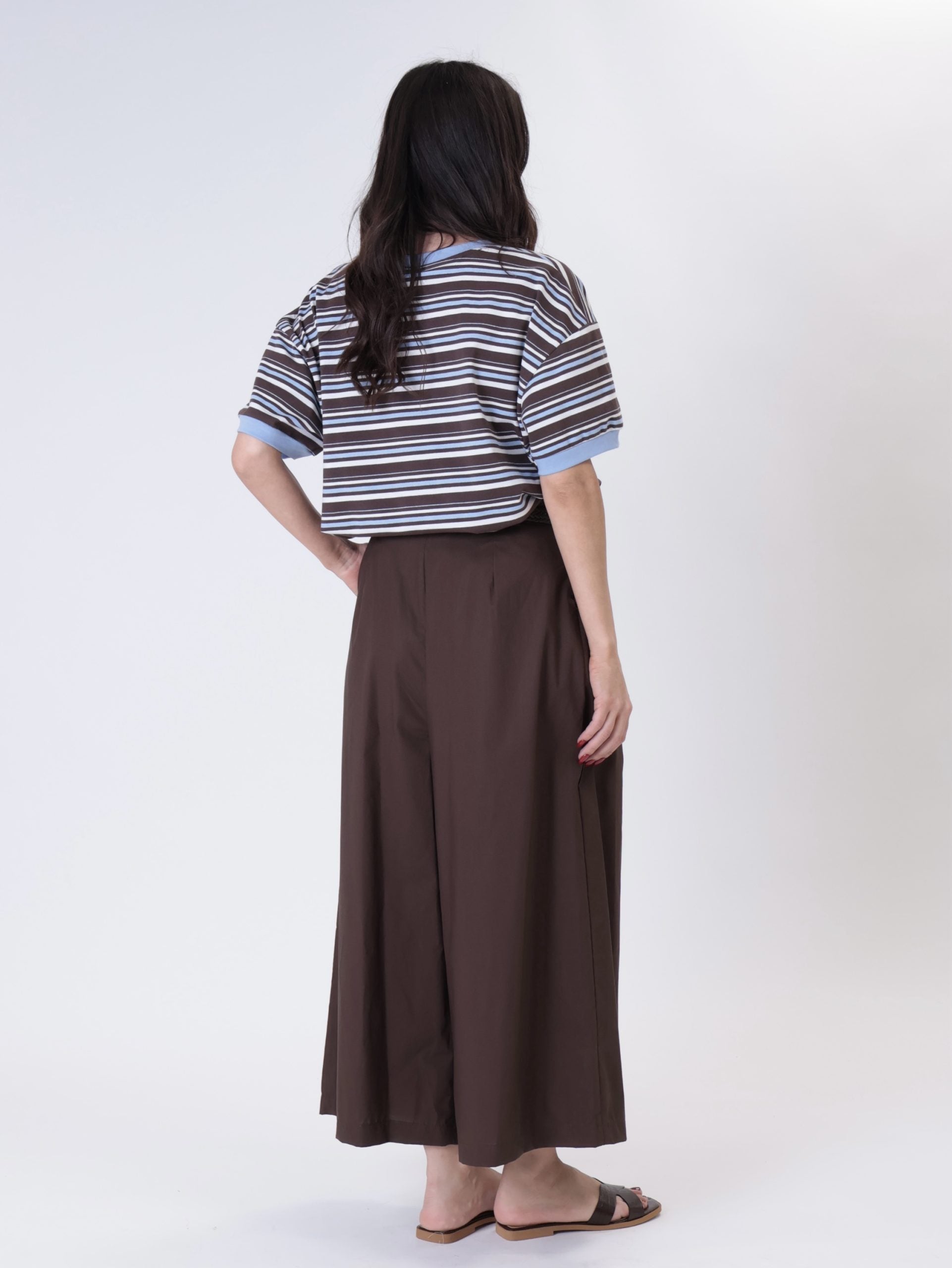 T-shirt m/m riga moro/celeste