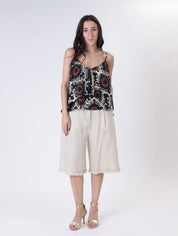 Cairo beige Bermuda shorts