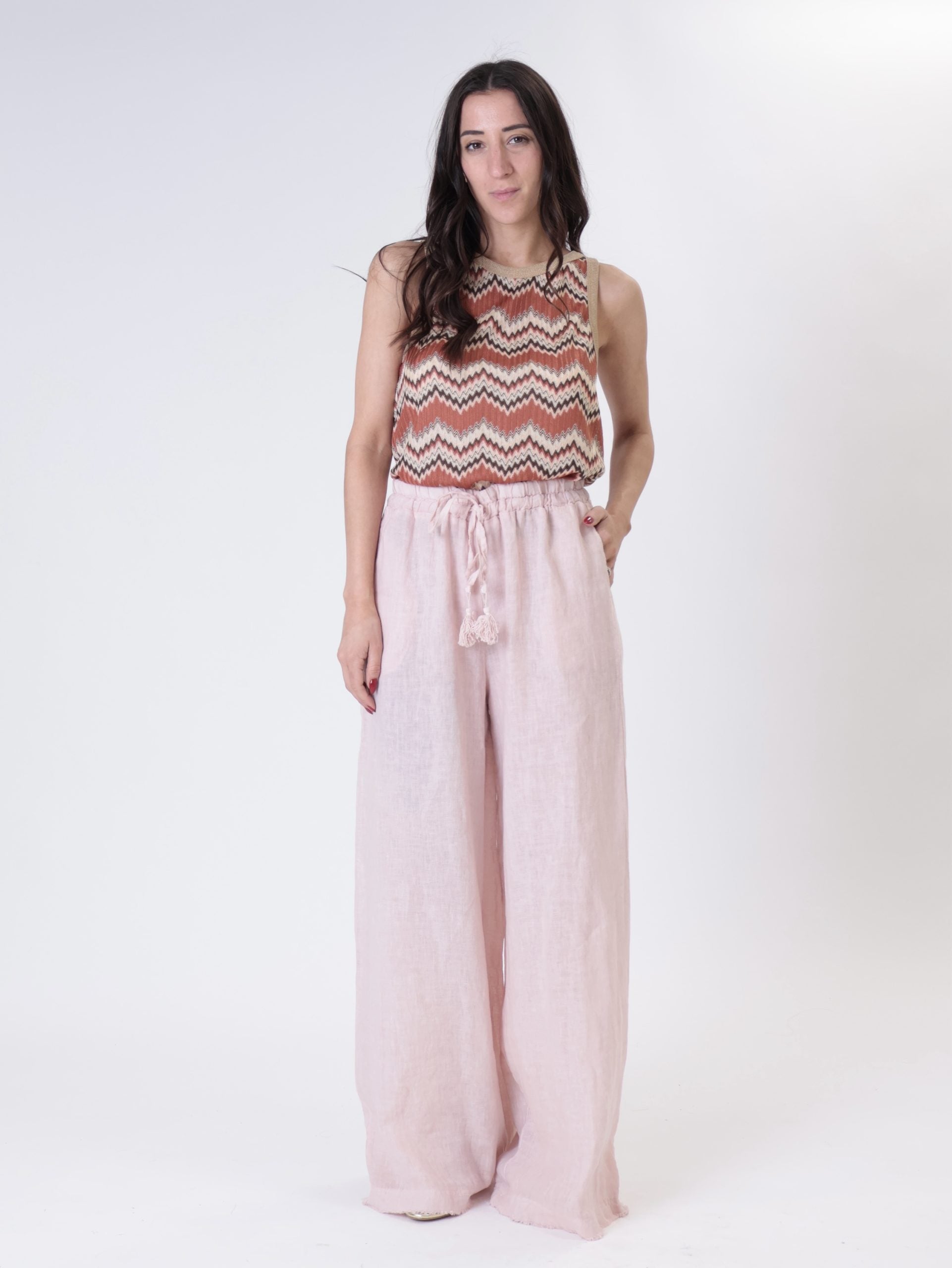 Brick zig zag tank top