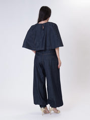 Dark denim trousers