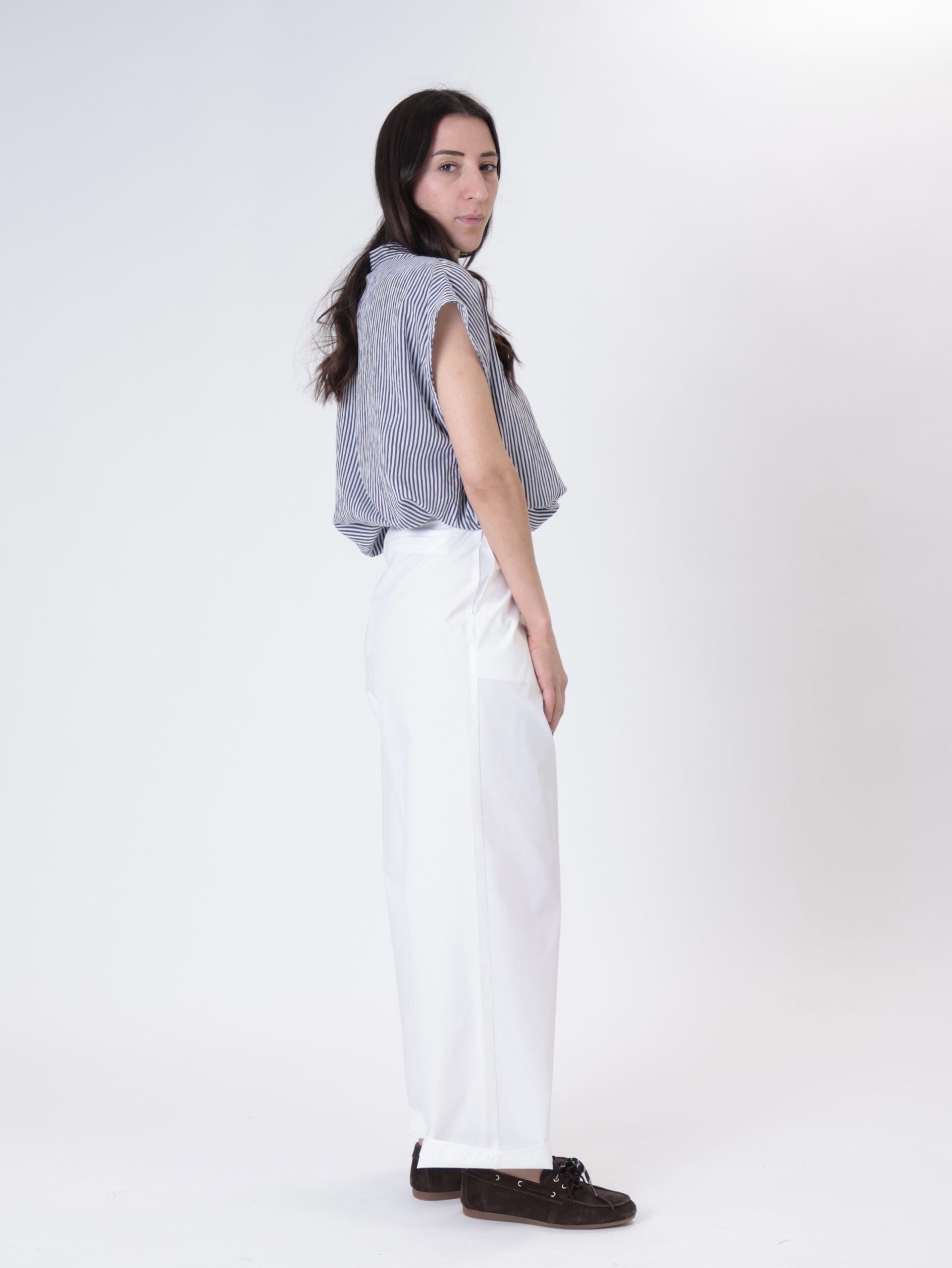 Pantalone lady leggero bianco