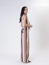 Brown sequin pocket minipants