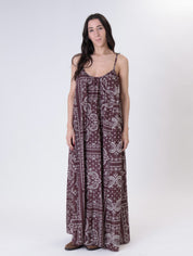 Abito bandana bordeaux