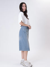 GIUSY flowing Bermuda shorts