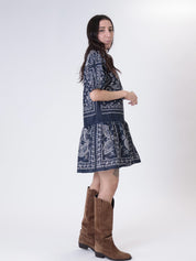 Abito bandana blu