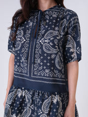 Abito bandana blu