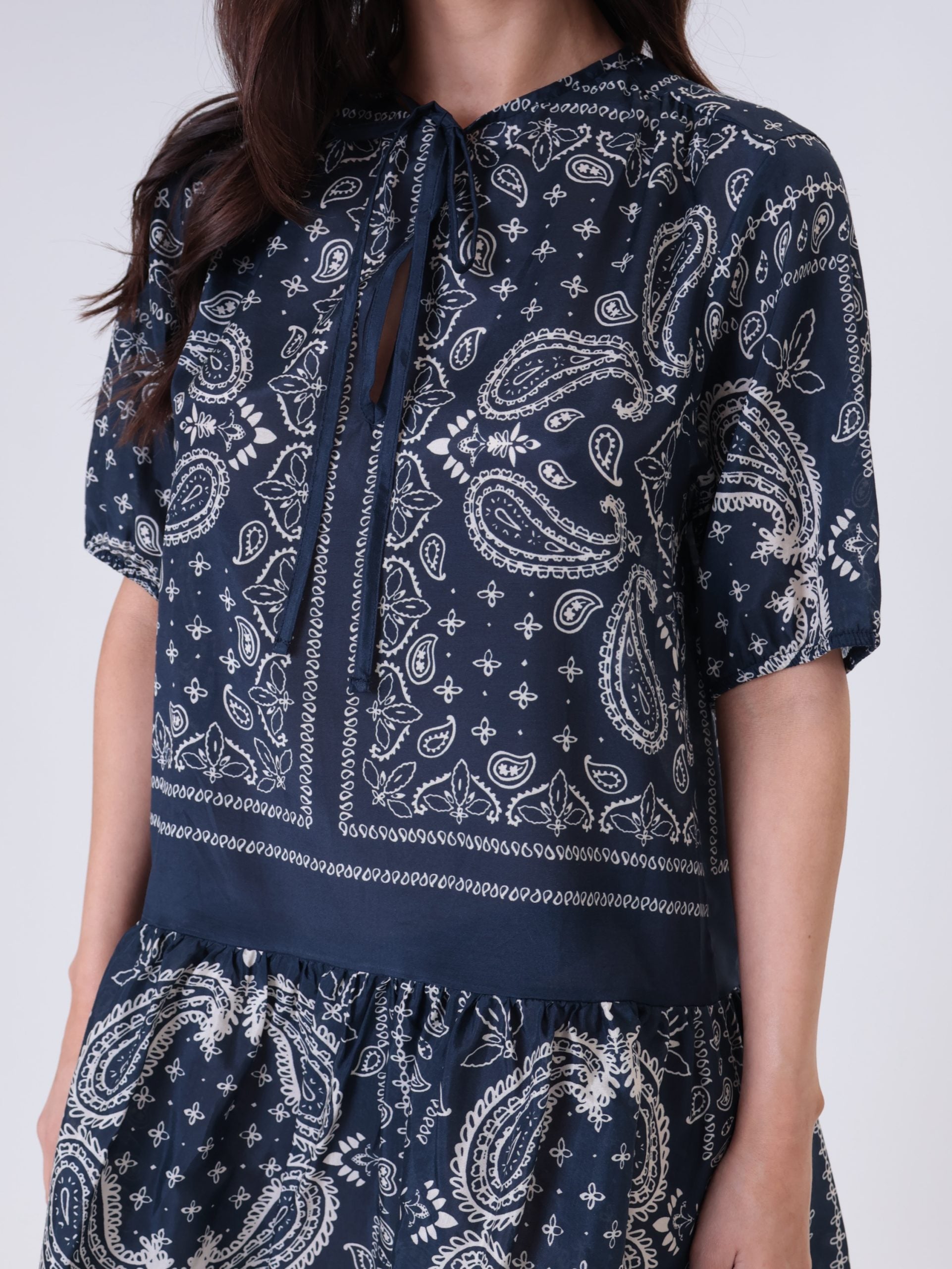 Abito bandana blu