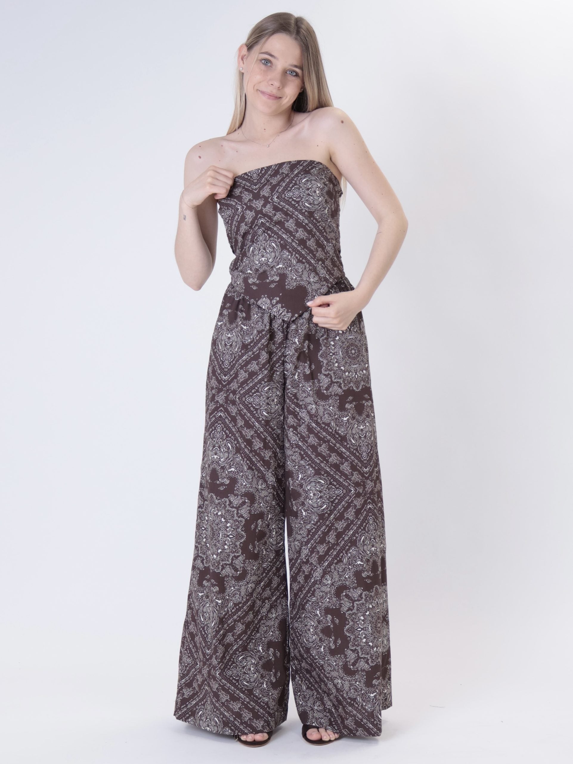 Top fazzoletto bandana moro