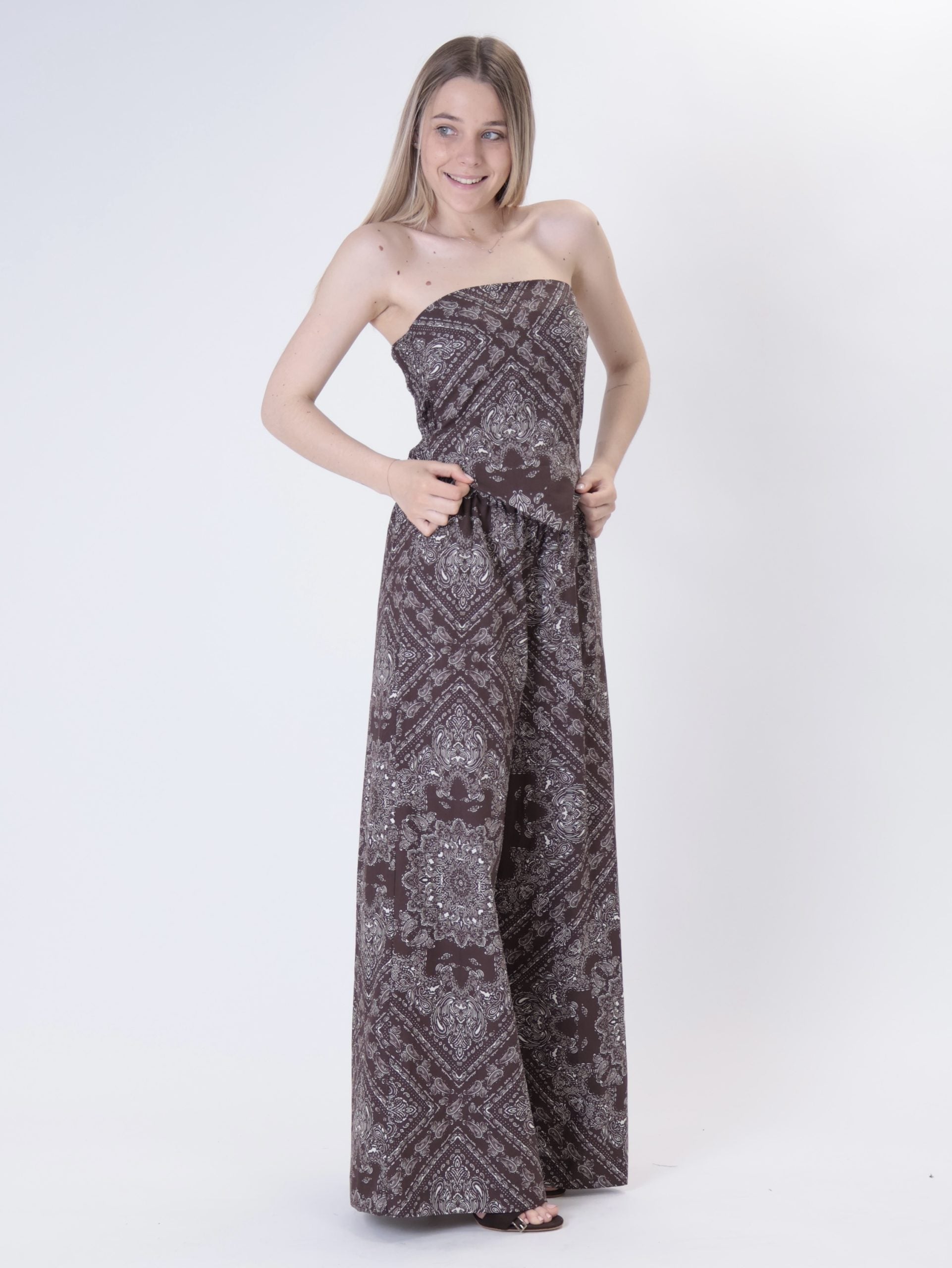 Top fazzoletto bandana moro