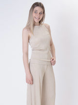 Top lurex righe oro