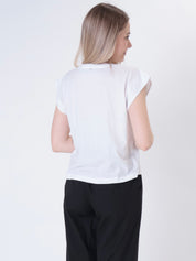T-shirt collanina (scritta diversa) bianca PREORDINE 08/06