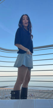 Light wash denim Ivy shorts