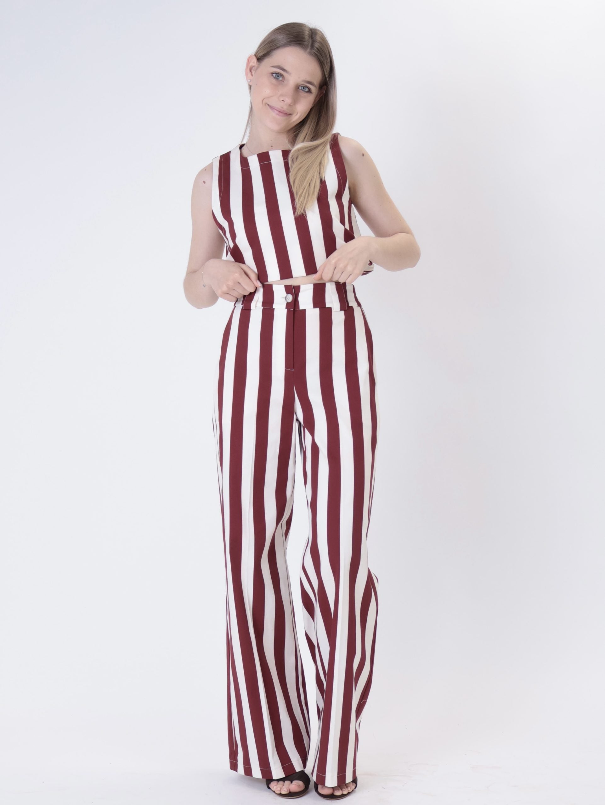 Top greta riga bordeaux