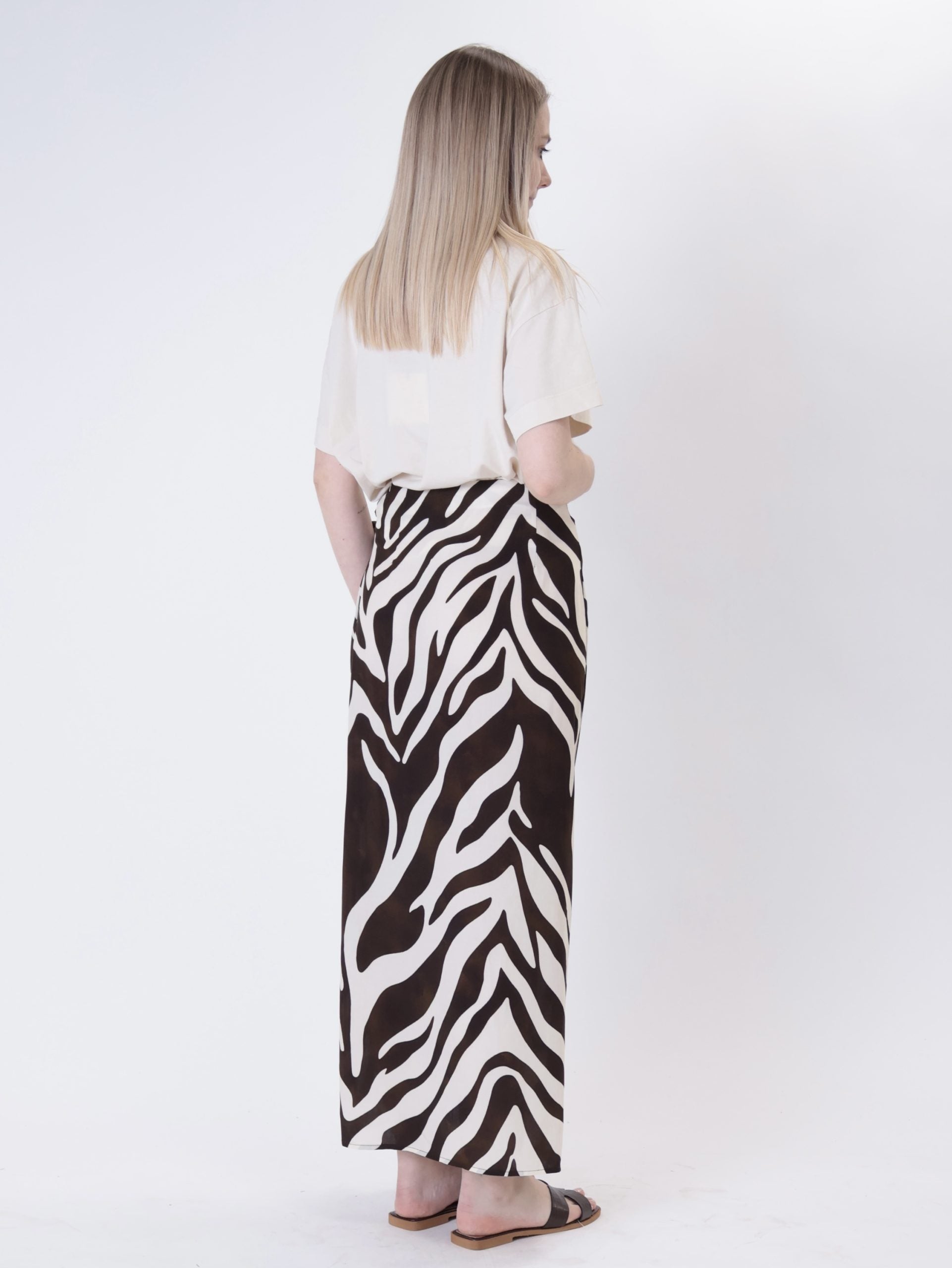Gonna pareo zebra burro/moro