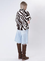 Camicia zebra burro/moro