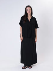 Flowy black suit