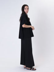 Flowy black suit