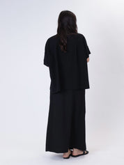 Flowy black suit