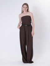 Mery dark brown trousers