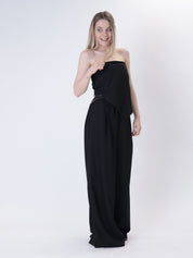 Top Mery fazzoletto nero