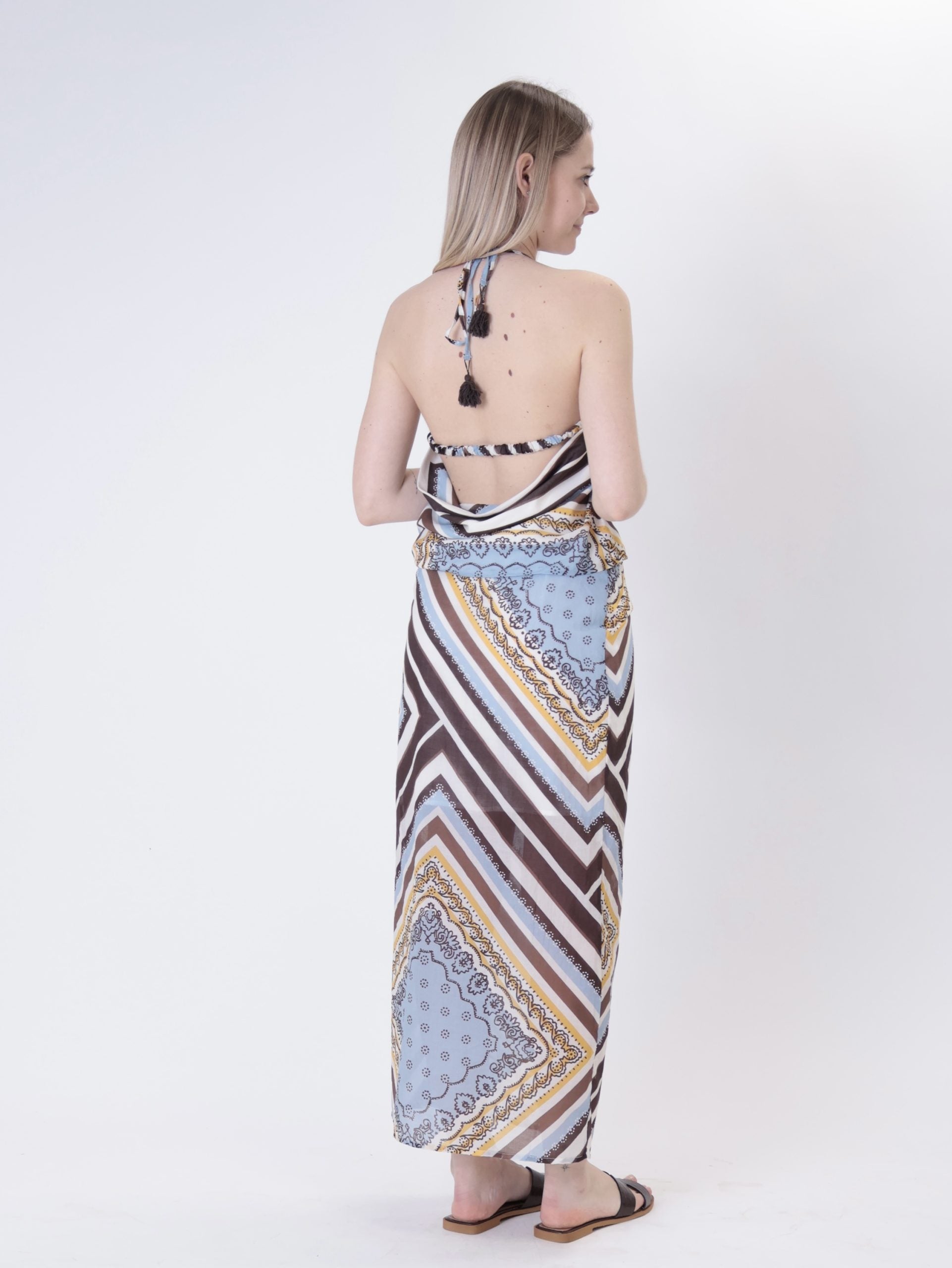 Top fantasia celeste/moro