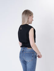 Black lace top