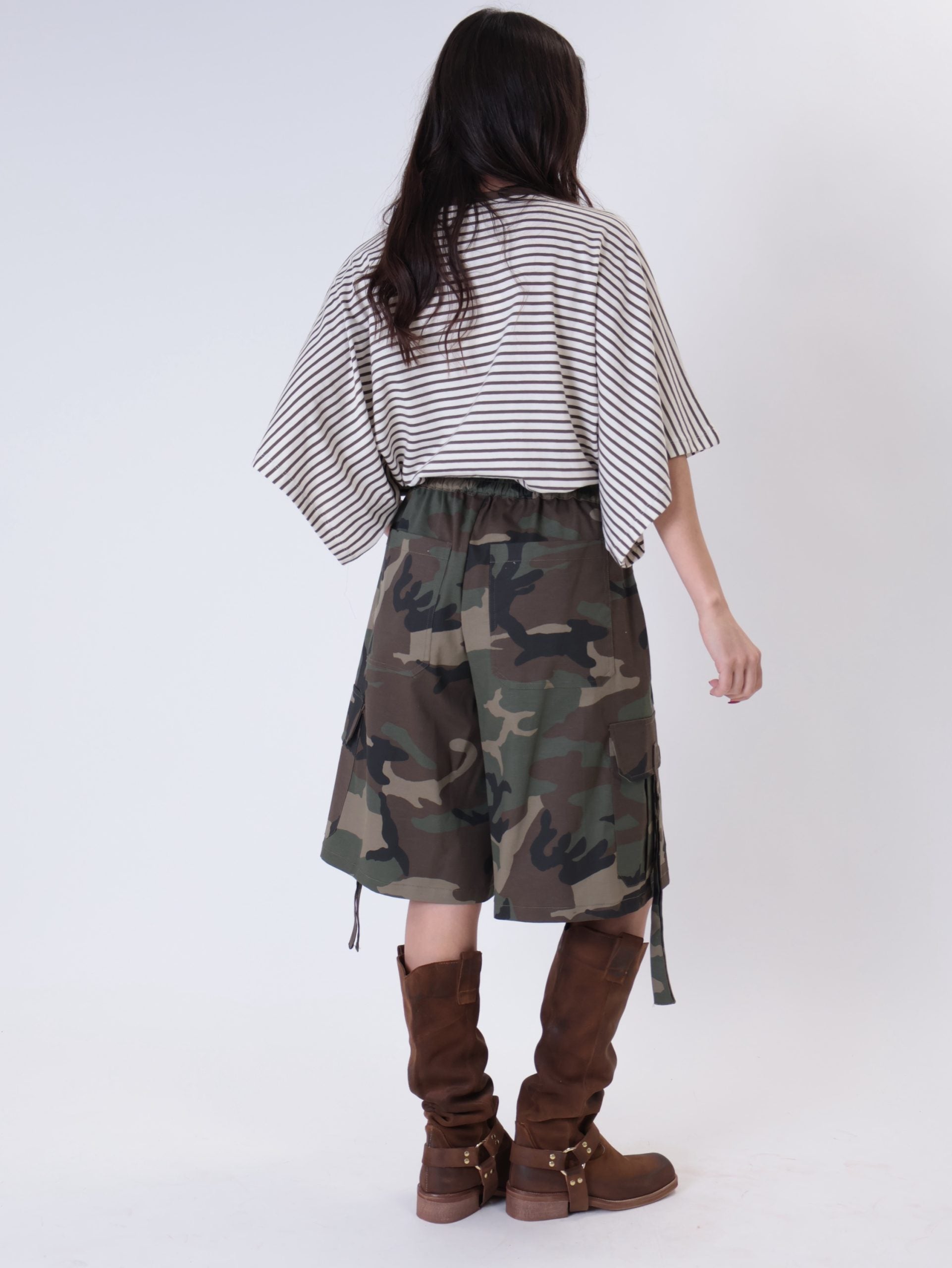 Camo cargo shorts