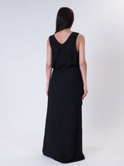 Long black pareo skirt bestseller