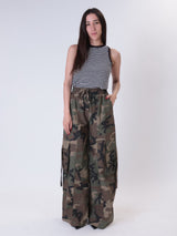 Pantalone cargo mimetico