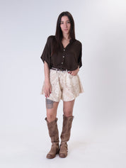 Butter bandana denim shorts PREORDER 06/10 SIZE XS M