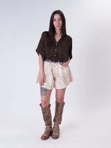 Butter bandana denim shorts PREORDER 06/10 SIZE XS M