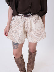 Butter bandana denim shorts PREORDER 06/10 SIZE XS M