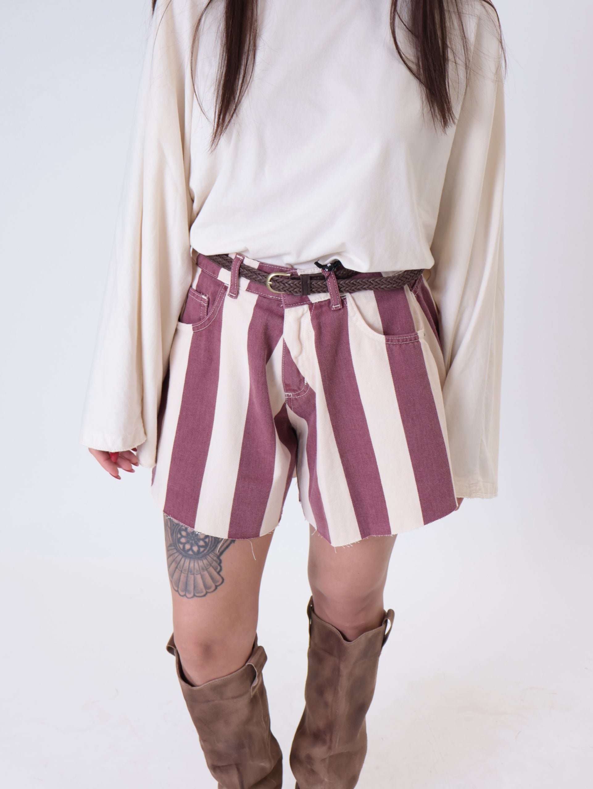 Butterfly stripe shorts India PREORDER 10/06