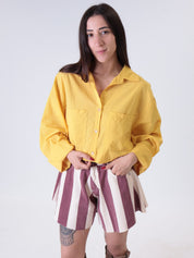 Yellow muslin shirt PREORDER 12/06