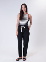 Pantalone coulisse leggero nero