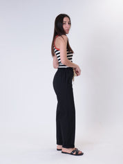 Pantalone coulisse leggero nero