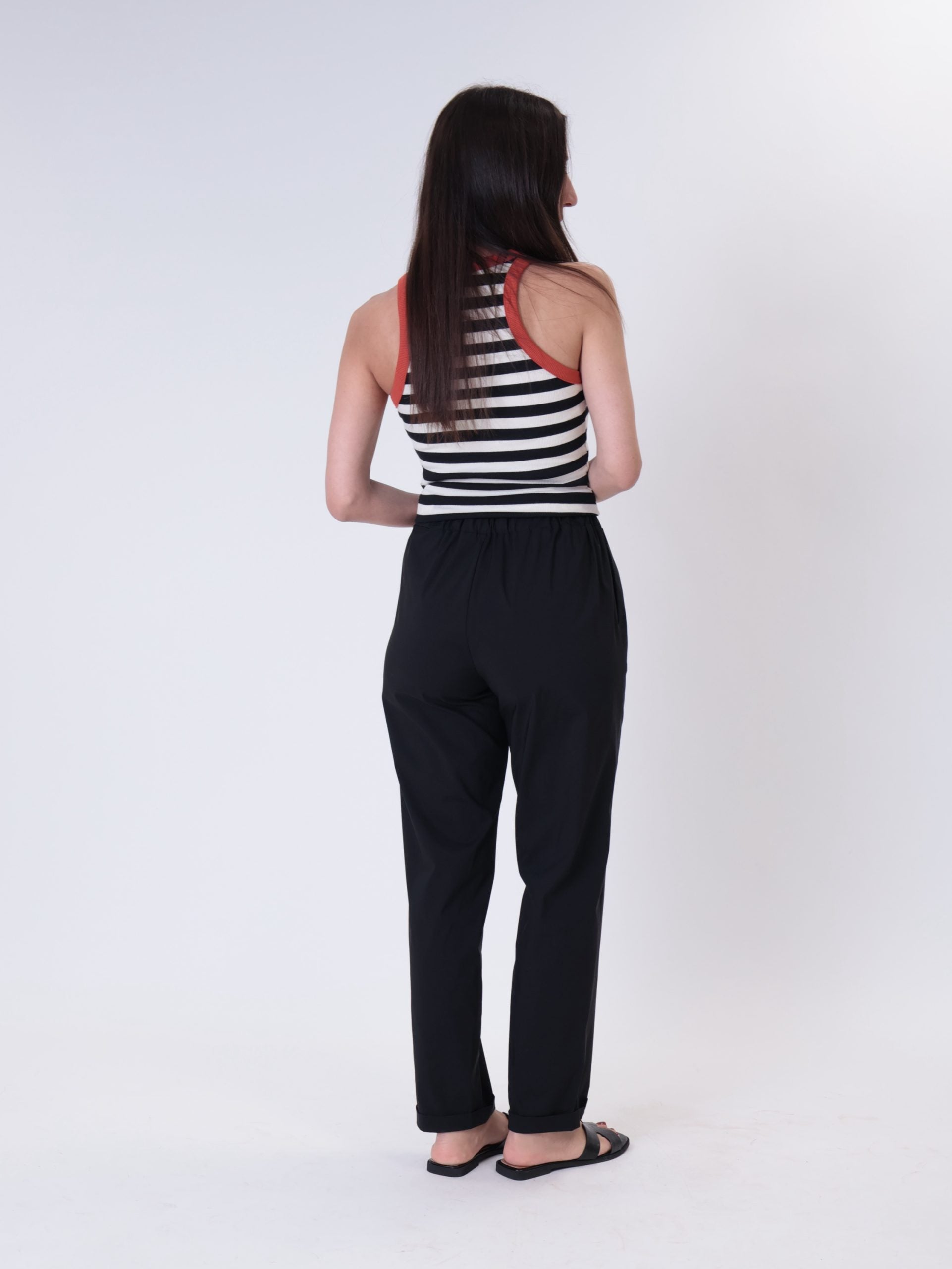 Pantalone coulisse leggero nero