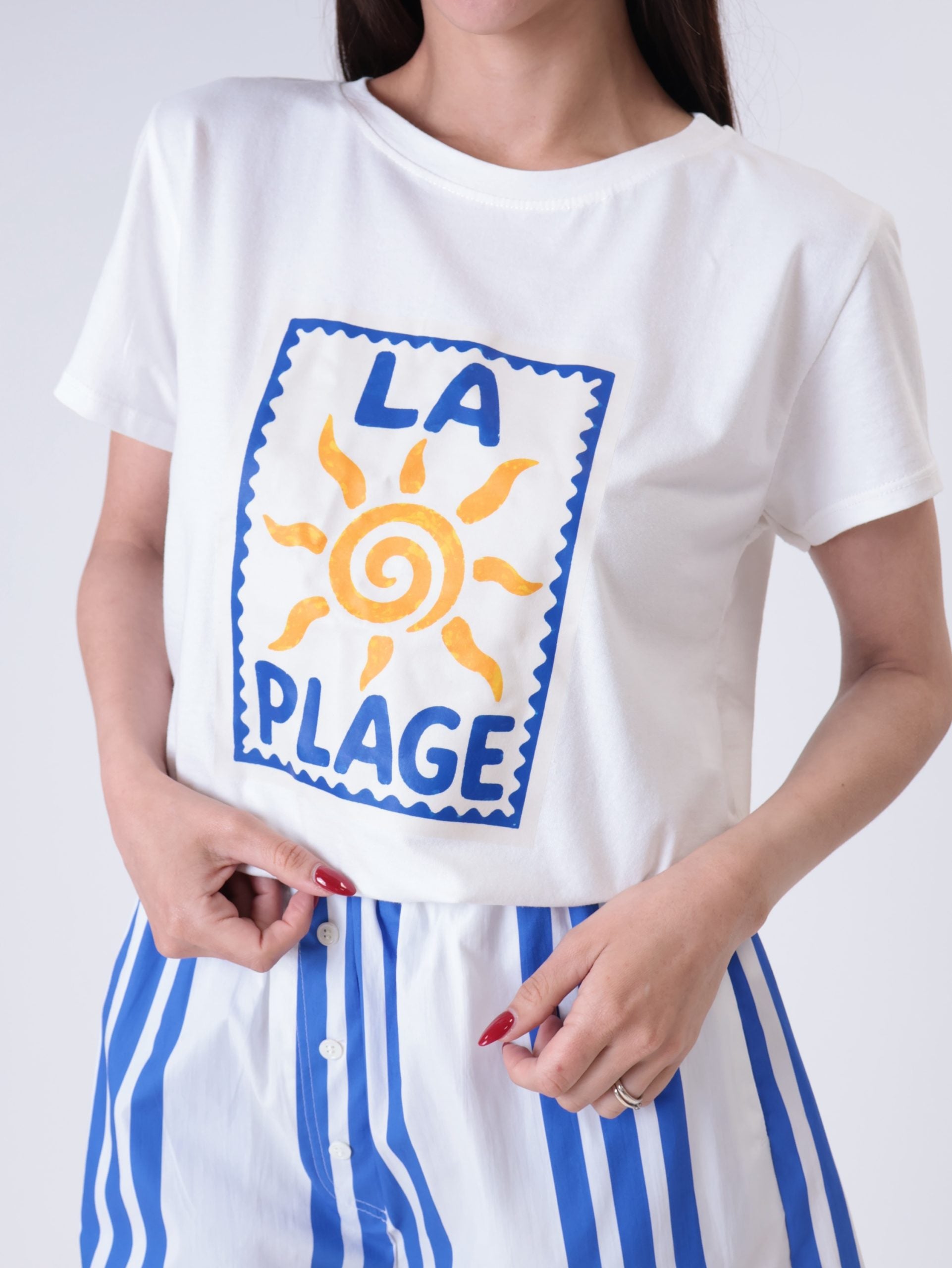 T-shirt "LA PALGE" bianca