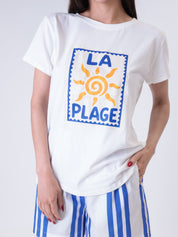 T-shirt "LA PALGE" bianca