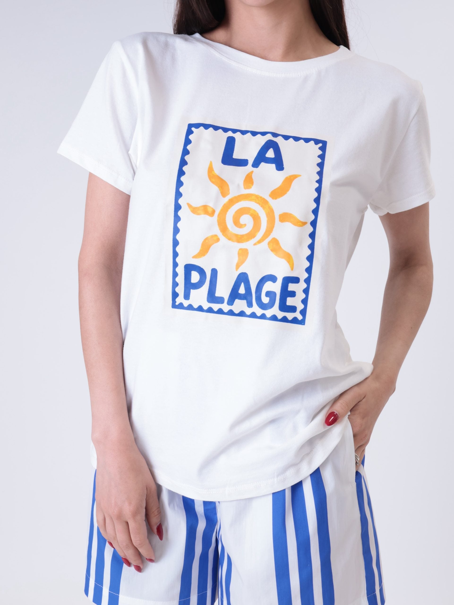 T-shirt "LA PALGE" bianca