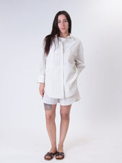Camicia Anna riga bianca