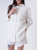 Camicia Anna riga bianca