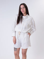 Camicia Anna riga bianca